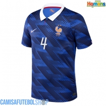Camisa de time de futebol França Dayot Upamecano #4 Replicas 1º Equipamento Mundo 2026 Manga Curta